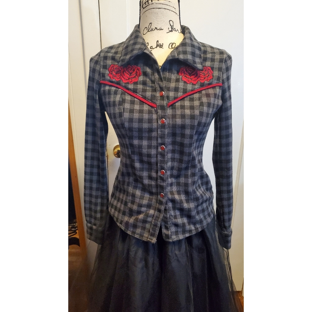 GUC Sourpuss Snap-front Western style shirt